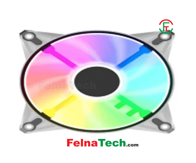 PC Power CFX 120MM ARGB Case Fan White