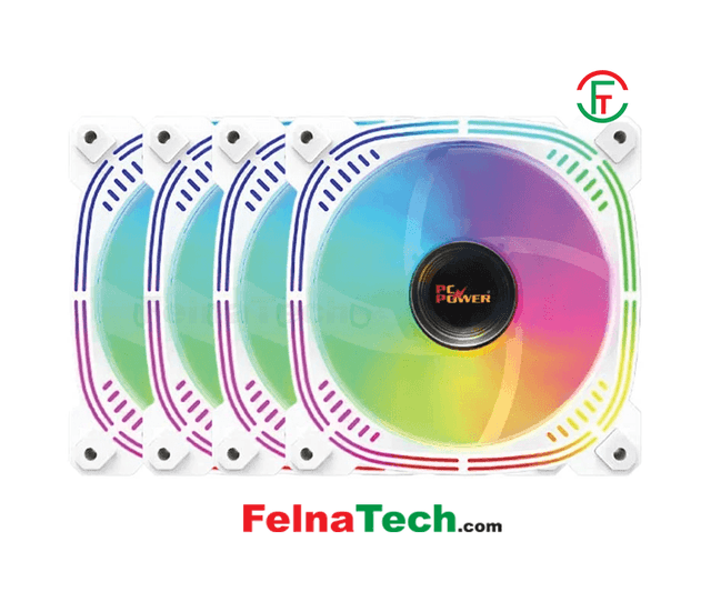 PC Power IRISH SPECTRUM WH 4 IN 1 ARGB FAN F20