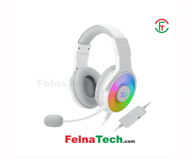 Redragon H350 Pandora RGB Wired Gaming Headset White