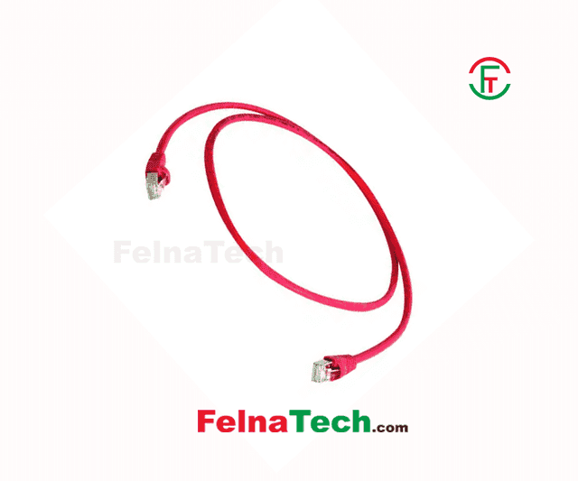 R&M R197036 24AWG Cat6 0.5 Meter Red Patch Cord