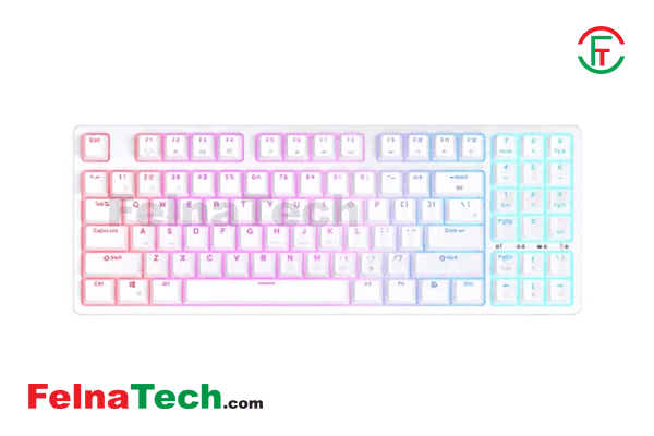 Royal Kludge RK92 Tri Mode RGB 92 Keys Hotswappable Mechanical Blue Switch Gaming Keyboard