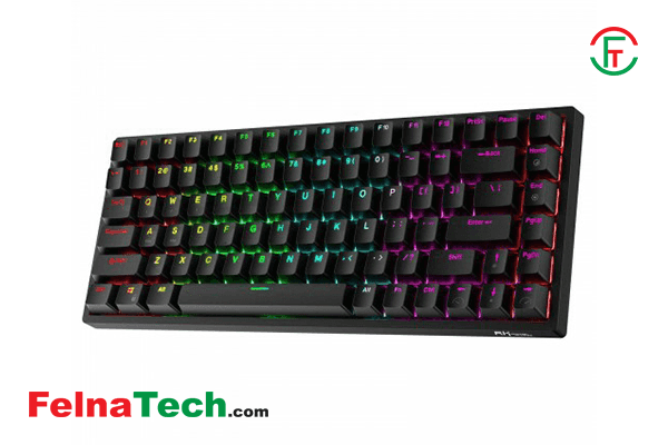 ROYAL KLUDGE RK84 RGB Wireless Mechanical Gaming Keyboard Red Switch