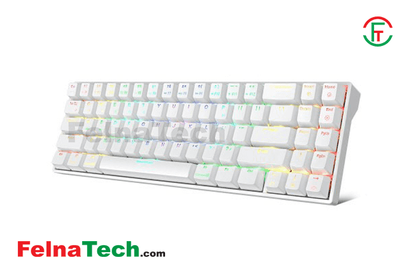 Royal Kludge RK71 Red Switch RGB Hot Swappable Tri-Mode Wireless Mechanical Keyboard