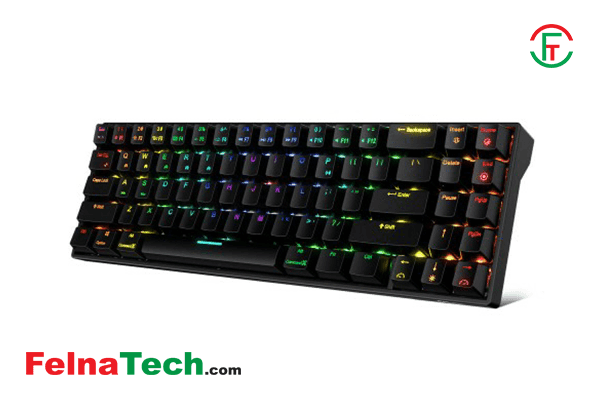 Royal Kludge RK71 RGB Hot Swappable Brown Switch Tri-Mode Wireless Mechanical Keyboard