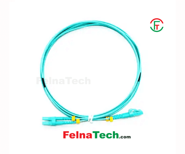 Safenet 4422-3051AQ OM3 LC-LC 5 Meter Duplex Patch Cord
