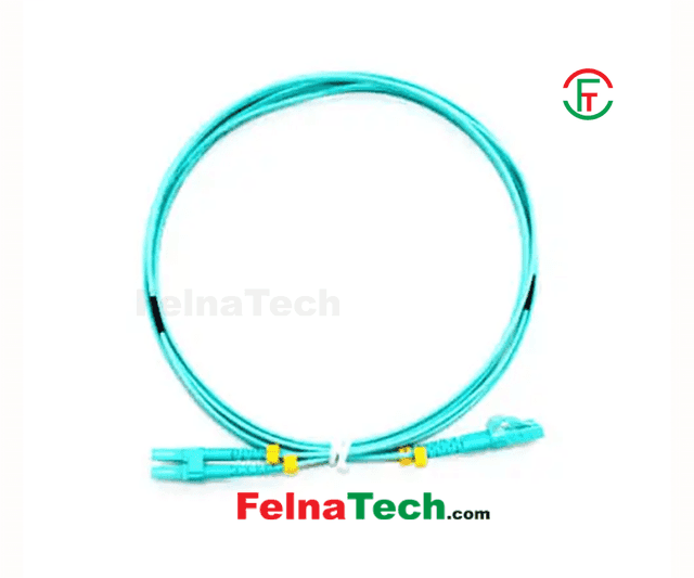 Safenet 4422-3031AQ OM3 LCLC 3 Meter Duplex Fiber Patch Cord