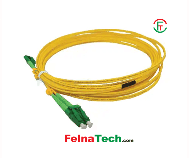 Safenet 2422-3031YL 3 Meter SM Duplex Fiber LCAPC Patch Cord