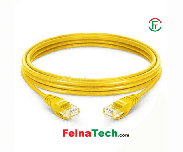 Safenet 34-3021YL 2 Meter Cat6 LSZH UTP Patch Cord Yellow