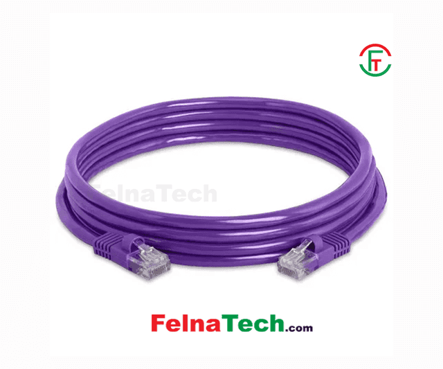 Safenet 34-3011PR 1 Meter Cat6 LSZH UTP Patch Cord Purple
