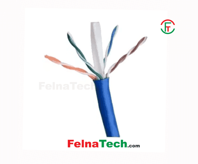 Safenet 32-3350BL 305 Meter Cat6 23AWG Solid UTP Cable Blue