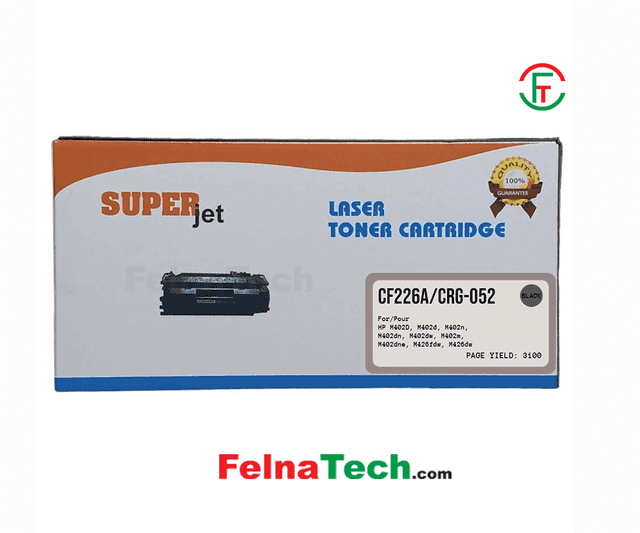 SuperJet 26A-CRG-052 Black LaserJet Toner Cartridge-Copy