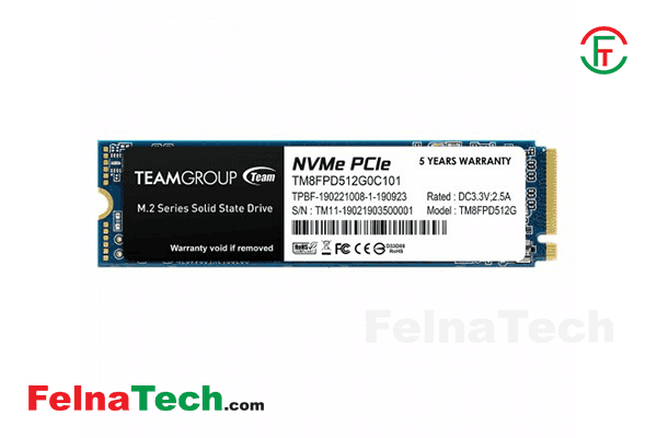 Team MP33 PRO 512GB M.2 PCIe Gen3 NVMe SSD