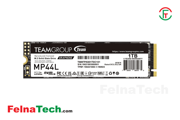 Team MP44L 1TB M.2 PCIe Gen4 NVMe SSD