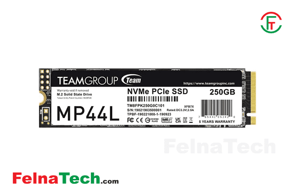 Team MP44L 250GB M.2 PCIe Gen4 NVMe SSD