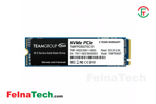Team MP33 PRO 2TB M.2 PCIe Gen3 NVMe SSD