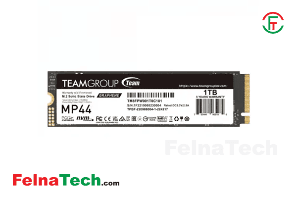 Team MP44 1TB M.2 PCIe Gen4 x4 NVMe SSD