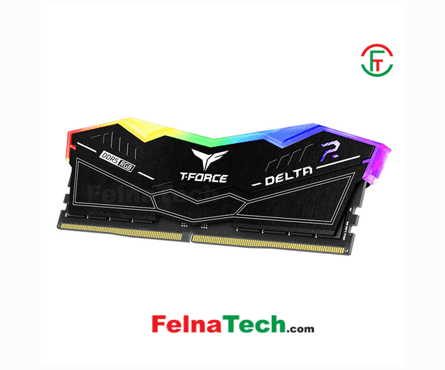 TEAM Delta RGB 16GB DDR5 6000MHz CL30 Gaming Desktop RAM