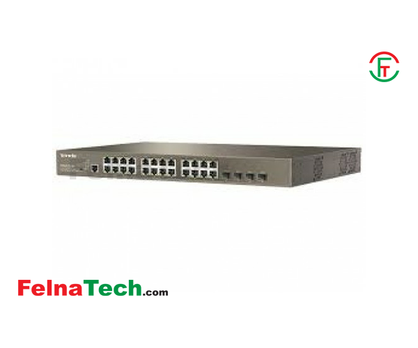 Tenda TEG3224P 24-Port  SFP PoE Managed Switch