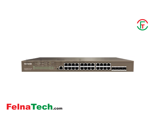 Tenda TEG5328P-24-410W (410W) L3 Managed PoE Switch