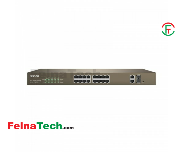 Tenda TEF1118P-16-150W 16 10/100Mbps PoE +1 Gigabit SFP Slot