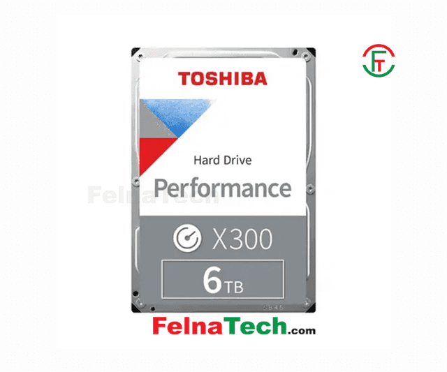 TOSHIBA X300 Performance 6TB 3.5" 7200 RPM SATA Hard Disk Drive
