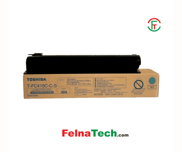 Toshiba T-FC415C-C Cyan Original Toner (Bundle With Full Set)