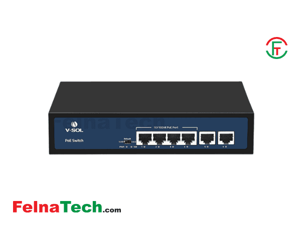 V-SOL V1004-2F-P Unmanaged PoE Switch