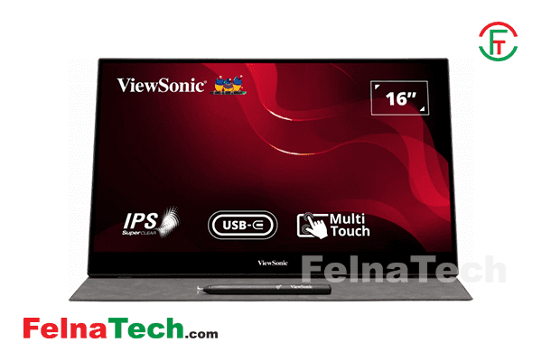 ViewSonic TD1655 16" Portable Multi-Touch IPS FHD Monitor