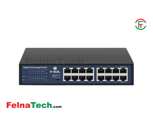 VSOL V1116 16-Port Gigabit Unmanaged Non-PoE Switch
