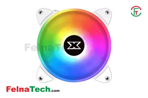 XIGMATEK Galaxy III Essential Arctic 120mm RGB Case Fan (3 Pack) White