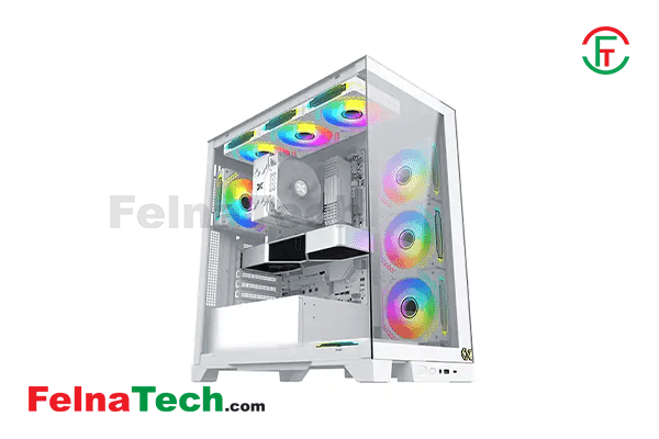 Xigmatek Endorphin Ultra Arctic Mid Tower RGB Gaming Case