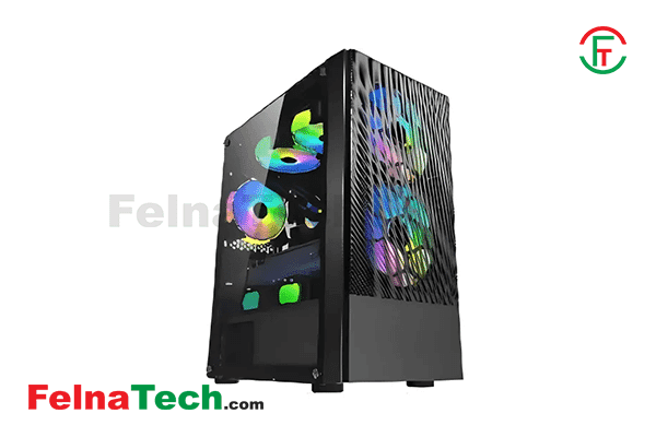 Xtreme XJOGOS M300BK RGB Mid Tower ATX Gaming Casing