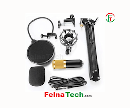 Condenser Microphone Full Studio Setup - BM 800 Mic Condenser