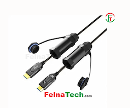 DTECH DT-HF8015KF 8K HDMI ARMORED 15M FIBER OPTIC CABLE WITH WATERPROOF SHELL