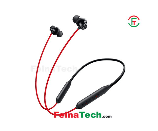 OnePlus Bullets Wireless Z2 In-ear Neckband Red Earphone
