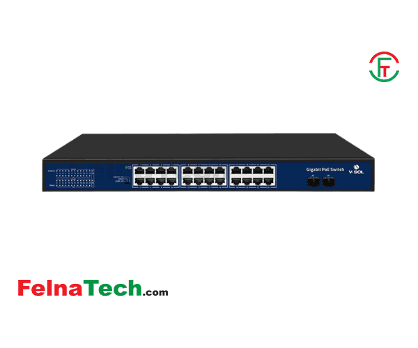 V-SOL V1124-2S-P1 24-Port Unmanaged Gigabit PoE Switch