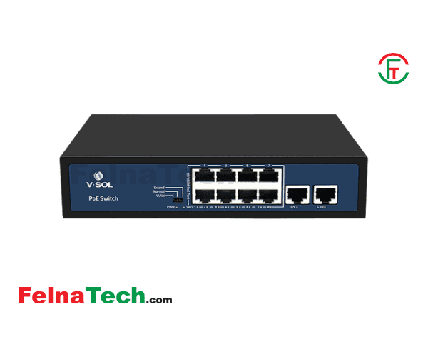 V-SOL V1008-2G-P 8-Port PoE Switch